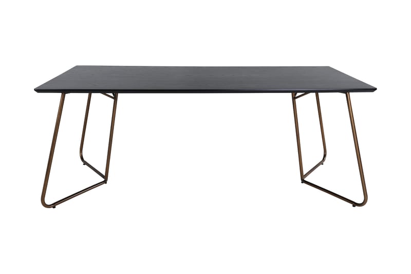 Pipi Spisebord 190 cm - Svart/Kobber - Spisebord & kjøkkenbord