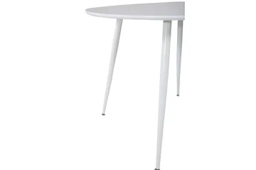 Plaza Lite Rundt Spisebord 100 cm i Malt Tre - Hvit - Møbler - Bord - Spisebord & kjøkkenbord