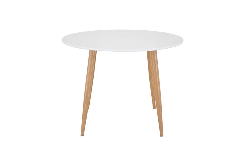 Plaza Spisebord 100 cm, Vit