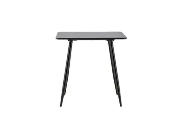 Polar Lite Kvadratisk Spisebord 75 cm i Tre med Metallutseende - Svart - Møbler - Bord - Spisebord & kjøkkenbord