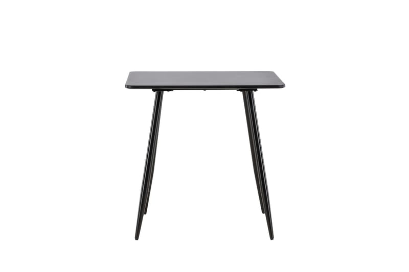 Polar Lite Kvadratisk Spisebord 75 cm i Tre med Metallutseende - Svart - Møbler - Bord - Spisebord & kjøkkenbord