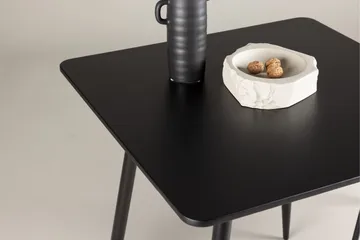 Polar Lite Kvadratisk Spisebord 75 cm i Tre med Metallutseende - Svart - Møbler - Bord - Spisebord & kjøkkenbord