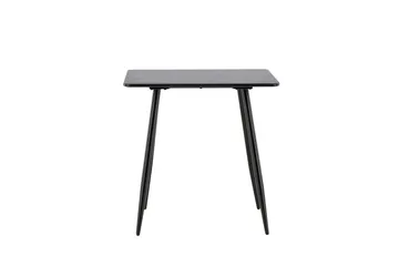 Polar Lite Kvadratisk Spisebord 75 cm i Tre med Metallutseende - Svart - Møbler - Bord - Spisebord & kjøkkenbord