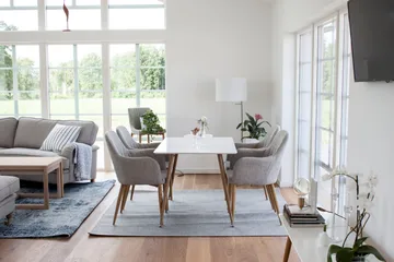 Polar Rektangulært Spisebord 120 cm - Hvit - Møbler - Bord - Spisebord & kjøkkenbord