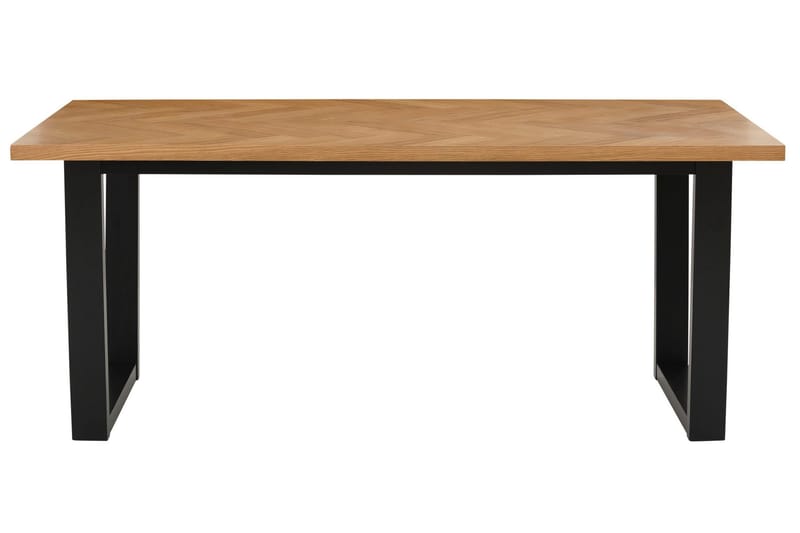 Pozzo Spisebord 180 cm - Natur/Svart - Spisebord & kjøkkenbord