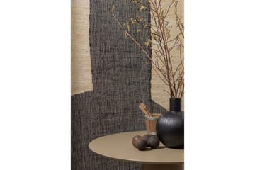 Prinka Rundt Spisebord 120 cm med Metalllook - Beige - Møbler - Bord - Spisebord & kjøkkenbord