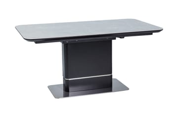 Psyri Forlengningsbart Spisebord 160 cm - Keramikk/Grå/Svart - Møbler - Bord - Spisebord & kjøkkenbord