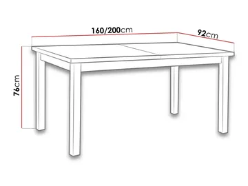 Puente Uttrekkbart Rektangulært Spisebord 160 cm i Tre med Eketreutseende - Lysebrun - Møbler - Bord - Spisebord & kjøkkenbord