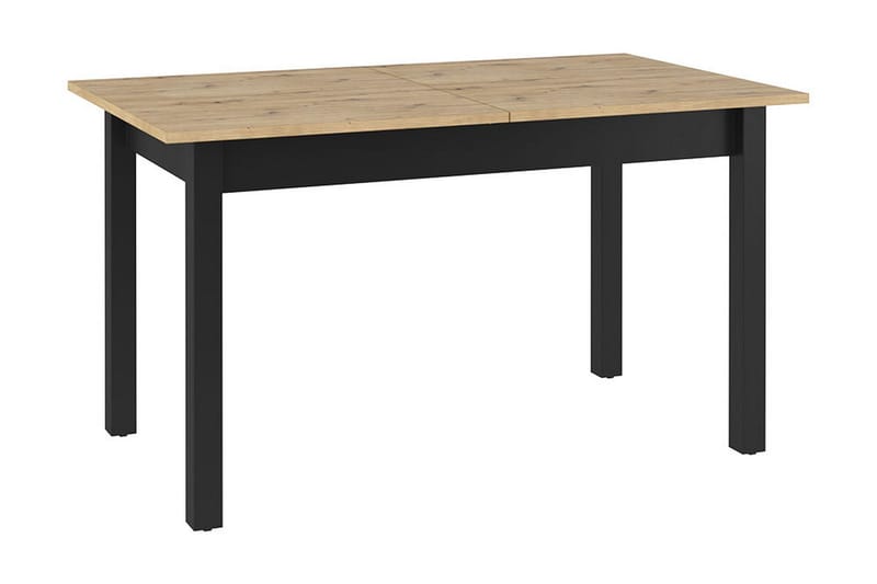 Quant Bord 84x140 cm - Eik/Svart - Spisebord & kjøkkenbord