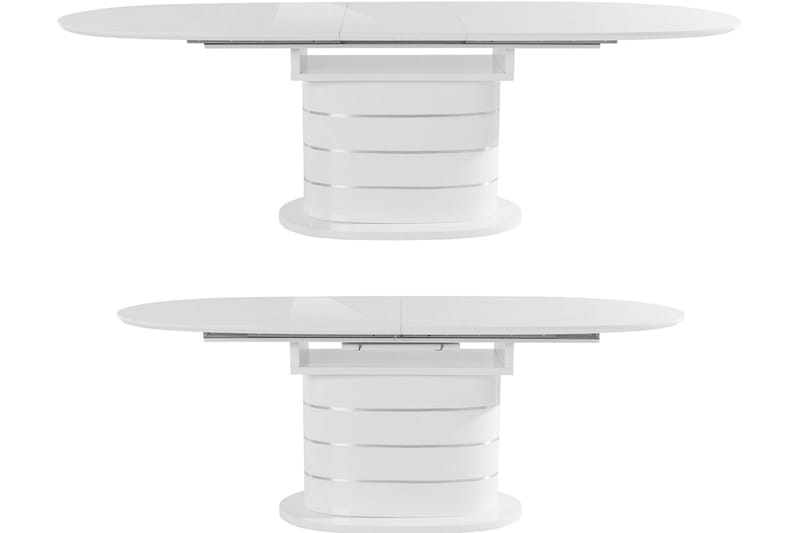 Quimper Spisebord Ovalt 200 cm - Hvit - Spisebord & kjøkkenbord