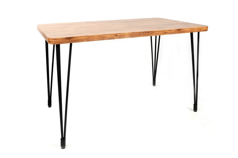 Ramila Spisebord 120 cm - Valnøtt/Svart - Møbler - Bord - Spisebord & kjøkkenbord