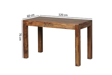 Ranveer Rektangulært Spisebord 120 cm i Tre med Valnøttutseende - Brun - Møbler - Bord - Spisebord & kjøkkenbord