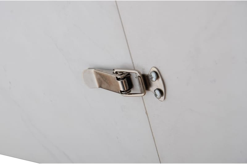 Ratliff Spisebord 120 cm Forlengningsbart - Marmor/Hvit - Møbler - Bord - Spisebord & kjøkkenbord
