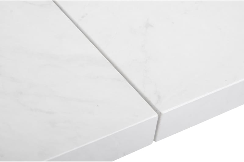 Ratliff Spisebord 120 cm Forlengningsbart - Marmor/Hvit - Spisebord & kjøkkenbord