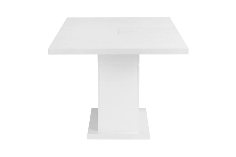 Ratliff Spisebord 120 cm Forlengningsbart - Marmor/Hvit - Møbler - Bord - Spisebord & kjøkkenbord