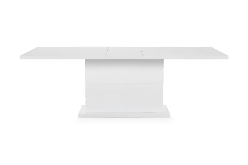 Ratliff Spisebord 180 cm Utvidbart med tilleggsplate, Hvit