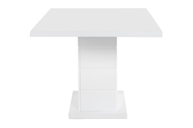Ratliff Spisebord Forlengningsbart 160 cm - Hvit - Spisebord & kjøkkenbord