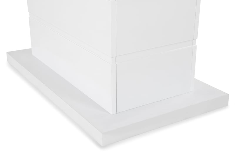 Ratliff Spisebord Forlengningsbart 160 cm - Hvit - Spisebord & kjøkkenbord