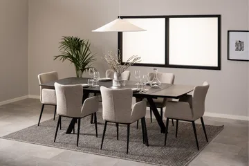 Renuka Spisebord 240x97 cm - Sort - Møbler - Bord - Spisebord & kjøkkenbord