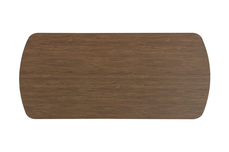 Richeto Ovalt Spisebord Røkt Eik 180 cm - Brun / Ribbet - Møbler - Bord - Spisebord & kjøkkenbord
