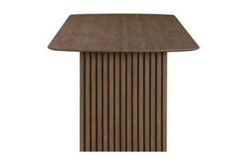 Richeto spisebord røkt eik 240 cm - Brun/ribbet - Møbler - Bord - Spisebord & kjøkkenbord