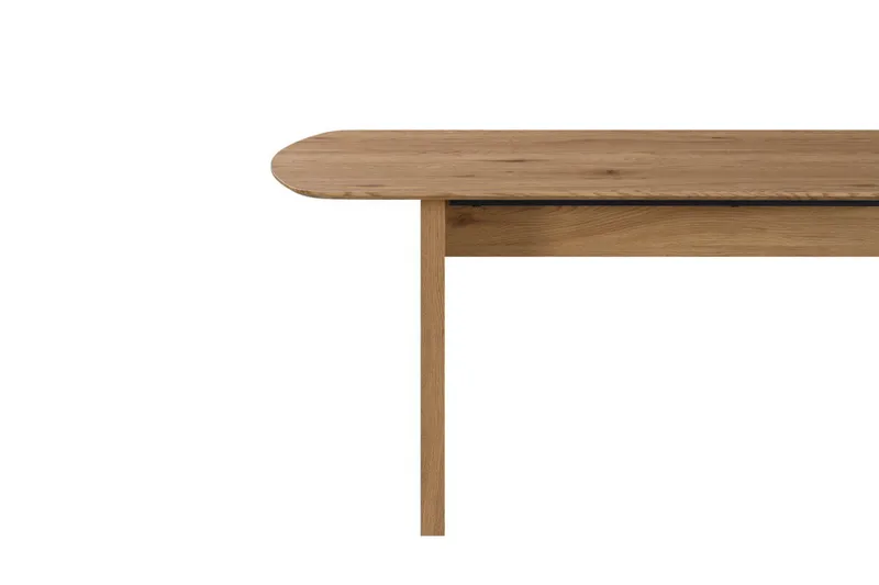 Richeto Stort Ribbet Spisebord 240x100 cm med Tre- og Eikutseende - Natur - Møbler - Bord - Spisebord & kjøkkenbord