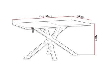 Rosehall spisebord 90 cm - Møbler - Bord - Spisebord & kjøkkenbord