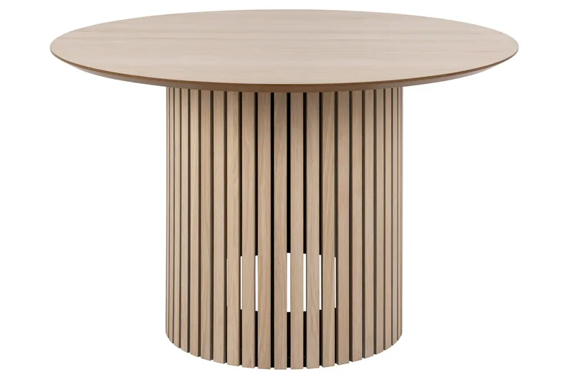 Sakie Spisebord 120 cm Rund - Hvid - Møbler - Bord - Spisebord & kjøkkenbord