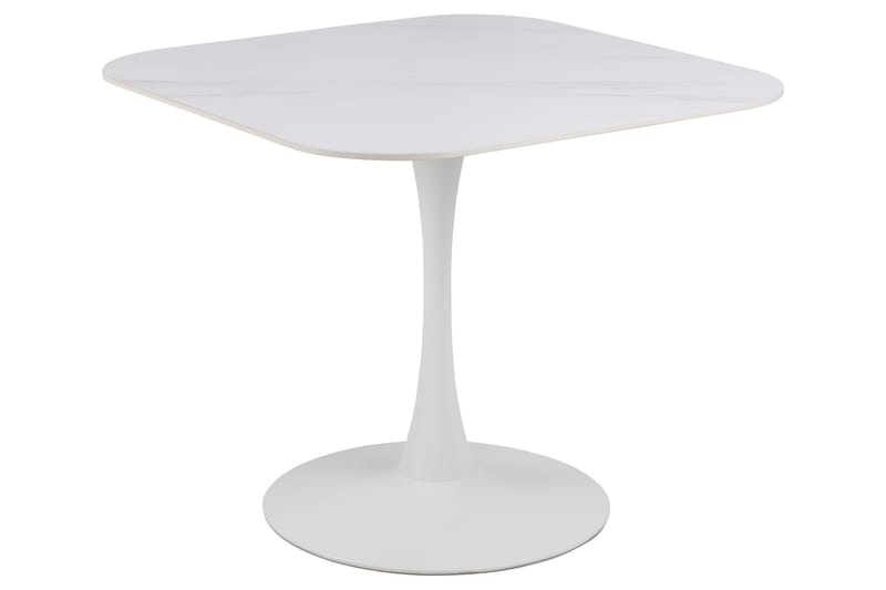 Salm Spisebord 90x90 cm - Hvid - Møbler - Bord - Spisebord & kjøkkenbord