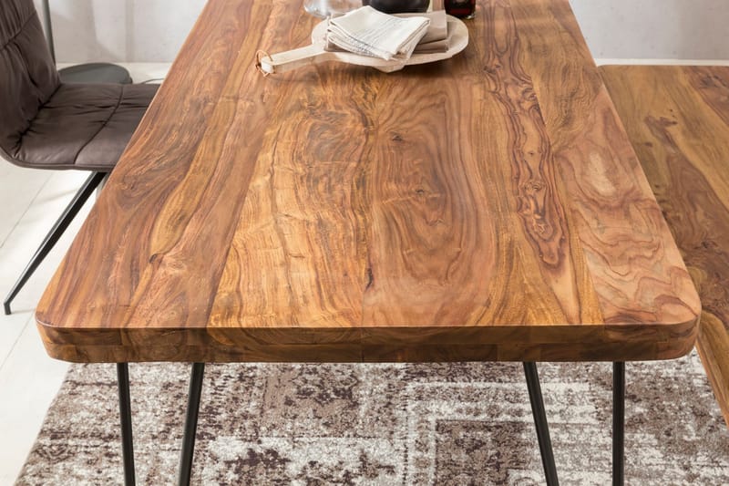 Samhita Spisebord 120 cm - Brun - Spisebord & kjøkkenbord