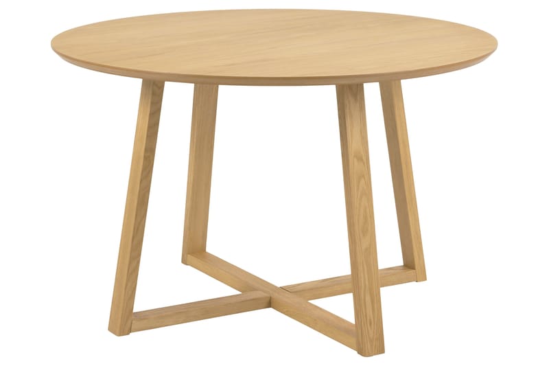 Saneha Spisebord 120 cm Rund - Natur - Møbler - Bord - Spisebord & kjøkkenbord