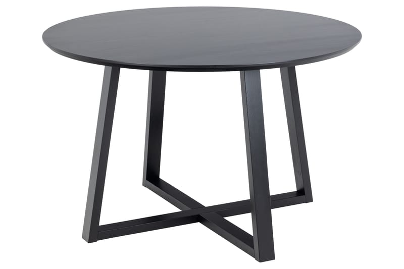 Saneha Spisebord 120 cm Rund - Sort - Møbler - Bord - Spisebord & kjøkkenbord