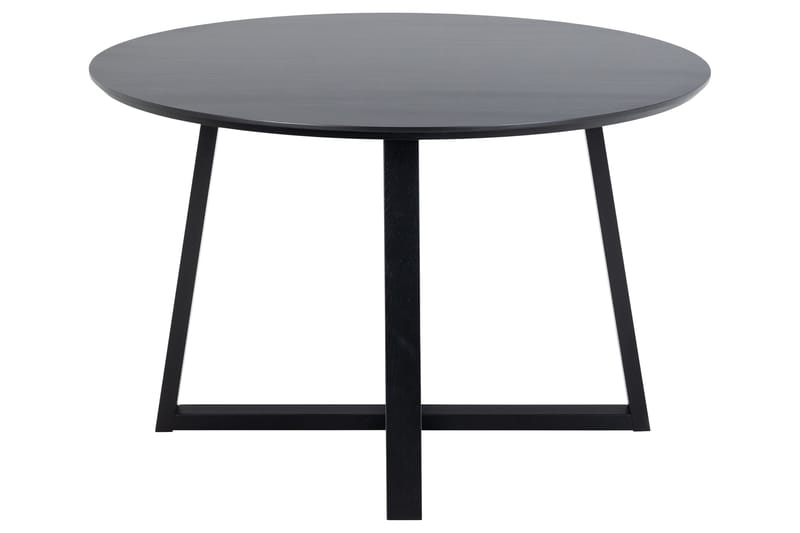 Saneha Spisebord 120 cm Rund - Sort - Møbler - Bord - Spisebord & kjøkkenbord