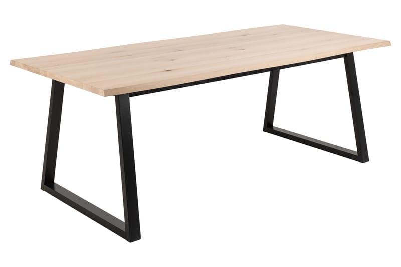Saneha Spisebord 220x100 cm - Hvid - Møbler - Bord - Spisebord & kjøkkenbord