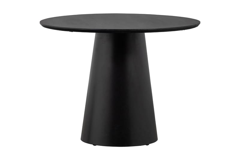 Sanitak Spisebord 102 cm Rundt - Svart - Spisebord & kjøkkenbord