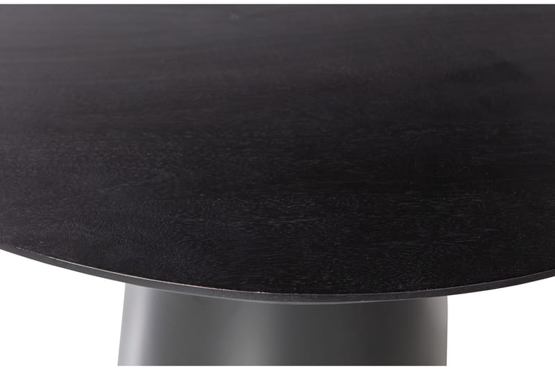 Sanitak Spisebord 102 cm Rundt - Svart - Spisebord & kjøkkenbord