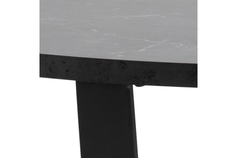 Sansi Spisebord 110 cm Rund - Sort - Møbler - Bord - Spisebord & kjøkkenbord