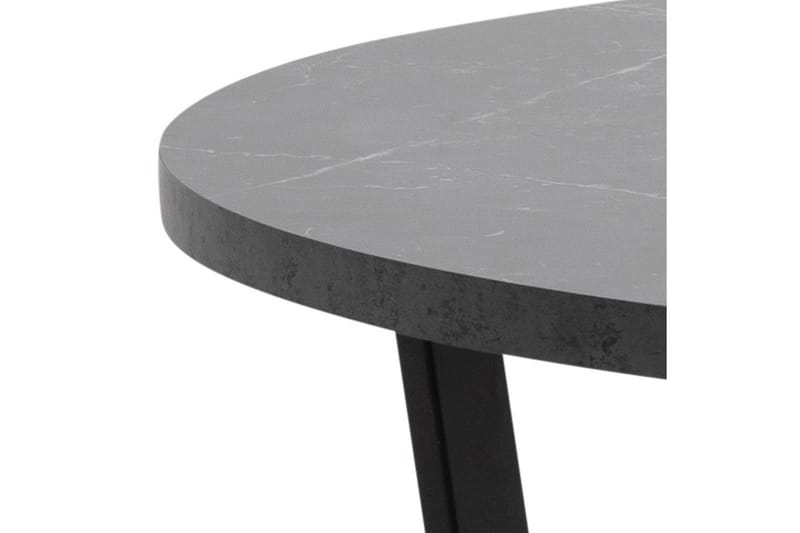 Sansi Spisebord 110 cm Rund - Sort - Møbler - Bord - Spisebord & kjøkkenbord