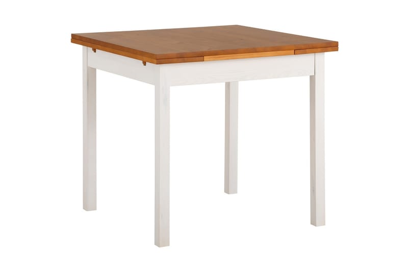 Scapa Forlengningsbart Spisebord 80-120 cm - Hvit/Brun - Spisebord & kjøkkenbord