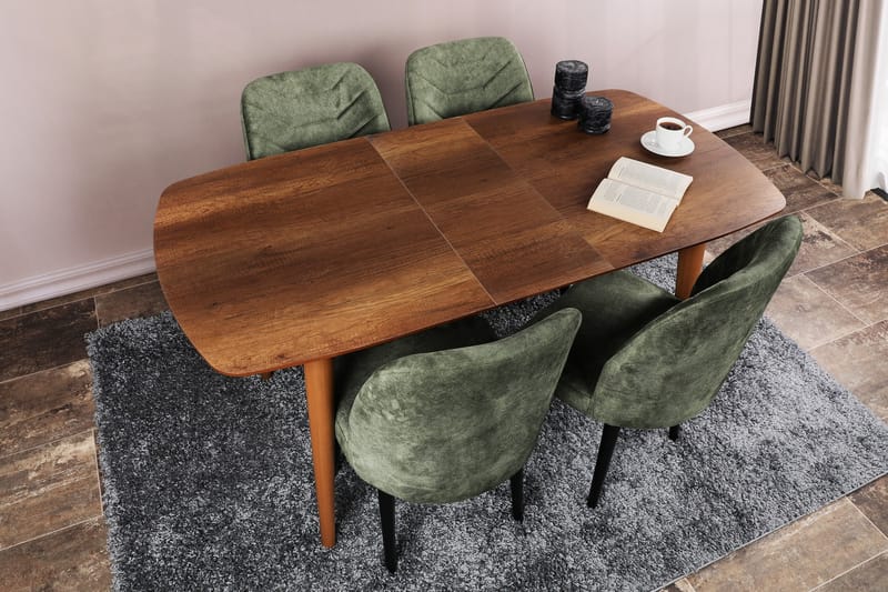Semara Spisebord 130x75x130 cm - Brun - Spisebord & kjøkkenbord