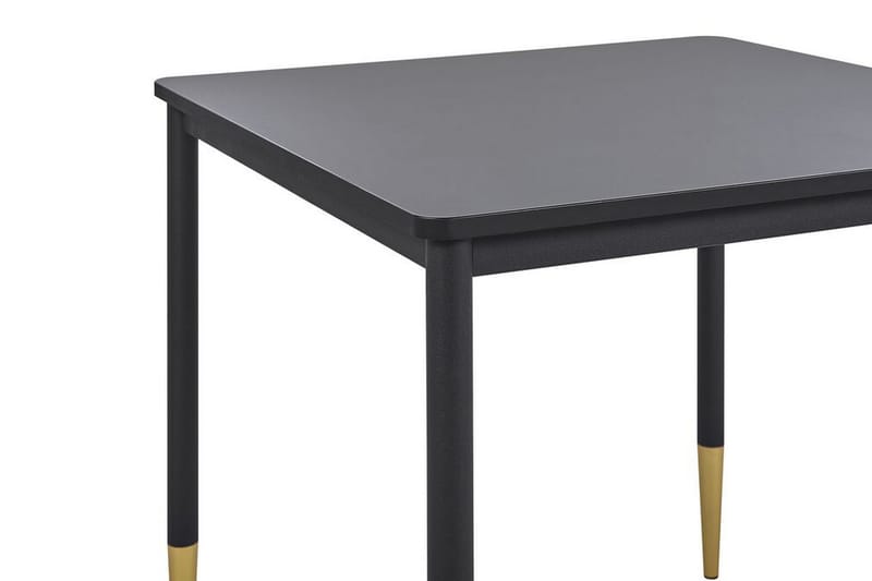 Shalford Spisebord 80 cm - Svart / Gull - Møbler - Bord - Spisebord & kjøkkenbord