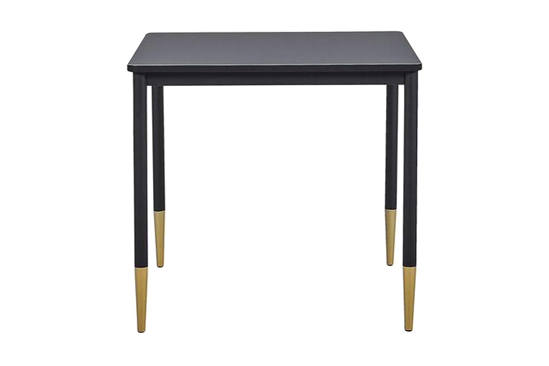 Shalford Spisebord 80 cm - Svart / Gull