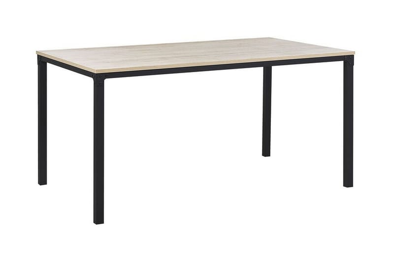 Shiro Spisebord 150 cm - Lyst Tre/Svart - Spisebord & kjøkkenbord
