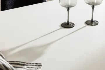 Silar Rektangulært Spisebord 180 cm med Metalllook - Hvit - Møbler - Bord - Spisebord & kjøkkenbord