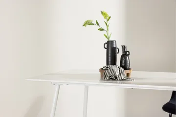 Silar Rektangulært Spisebord 180 cm med Metalllook - Hvit - Møbler - Bord - Spisebord & kjøkkenbord