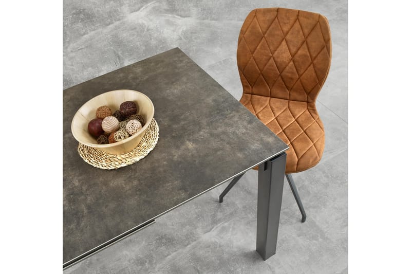 Simonton Forlengningsbart Spisebord 120 cm - Svart - Spisebord & kjøkkenbord