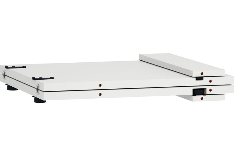 Simple Sammenleggbart Spisebord Hvit - Hvit - Møbler - Bord - Spisebord & kjøkkenbord