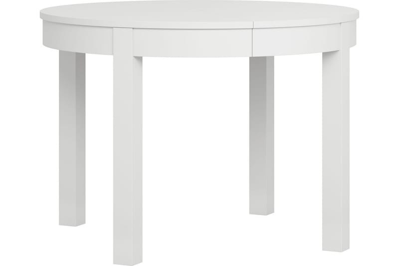 Simple Sammenleggbart Spisebord Hvit - Hvit - Spisebord & kjøkkenbord - Sammenleggbart bord