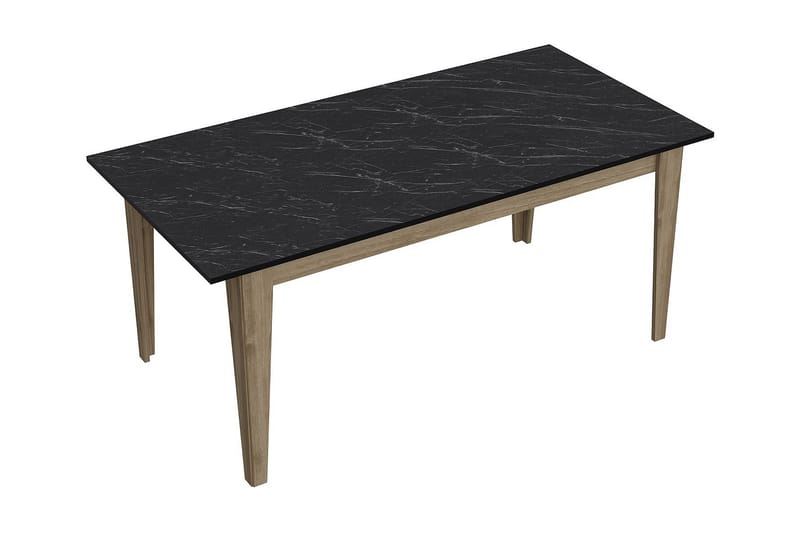 Sincerely Spisebord 180 cm - Valnøtt|Svart - Spisebord & kjøkkenbord