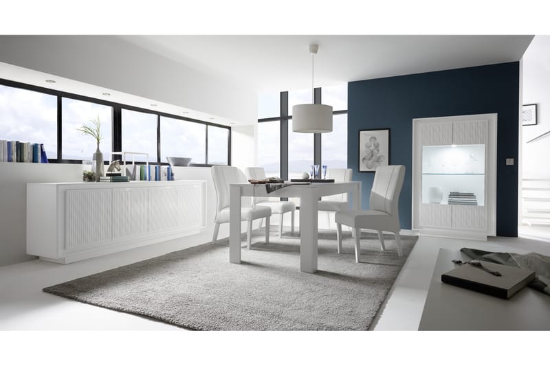Sky Spisebord 180 cm - Hvit - Spisebord & kjøkkenbord